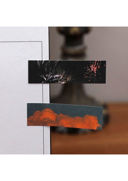 F 100 Yaprak/paket Notlar Yapışkanlı Çıkartmalar Kawaii Nostalgia Cloud Ctiy Not Defteri Yapışkan Notlar Yer Işareti Marker Kağıtlar Coreana (Yurt Dışından)