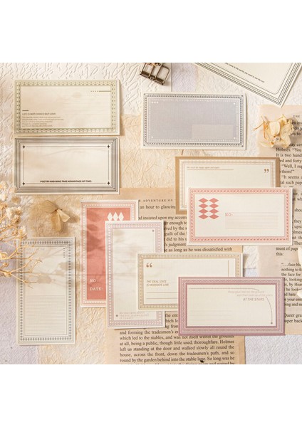 B Yoofun 30 Adet/grup Özel Kağıt Çerçeve Tasarımı Not Defterleri Ins Boarder Dıy Not Malzeme Kağıtları Dergisi Scrapbooking Dizüstü (Yurt Dışından)