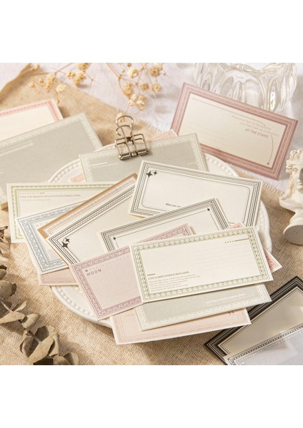 B Yoofun 30 Adet/grup Özel Kağıt Çerçeve Tasarımı Not Defterleri Ins Boarder Dıy Not Malzeme Kağıtları Dergisi Scrapbooking Dizüstü (Yurt Dışından)