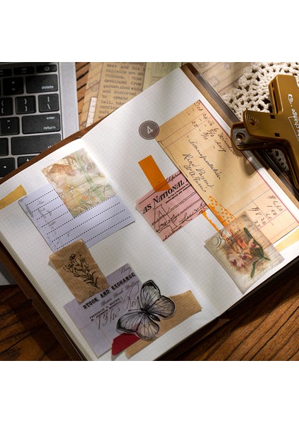 I Yoofun 365 Sayfa Bloknot Sülfürik Asit Kağıt Malzeme Kitap Vintage Kolaj Mermi Günlükleri Dekorasyon Okul Kırtasiye (Yurt Dışından) fiyatları