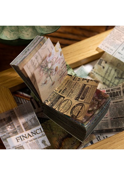 I Yoofun 365 Sayfa Bloknot Sülfürik Asit Kağıt Malzeme Kitap Vintage Kolaj Mermi Günlükleri Dekorasyon Okul Kırtasiye (Yurt Dışından) modelleri