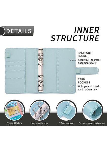 6 Adet Zipbag A6 Para Bütçe Planlayıcısı Bağlayıcı Iç Sayfa Fermuarlı Zarflar Bütçeleme Için Nakit Zarflar A6 Nakit Budgetbinde Için Para Organizatör (Yurt Dışından) fırsatları