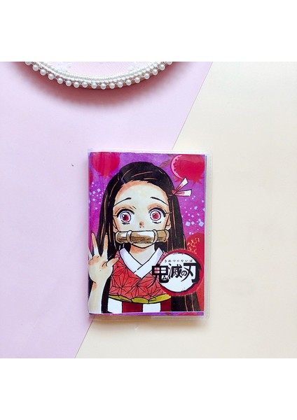 Stil 2 8.5X12 cm Demon Slayer Dizüstü Küçük El Hesap Kitabı Öğrenci Taksitli Kitap Öğrenci Kırtasiye Yazma Pedleri Ofis Okul Malzemeleri Anime (Yurt Dışından)