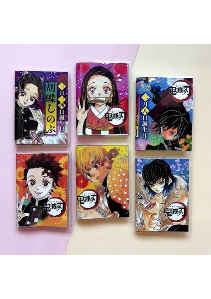 Stil 2 8.5X12 cm Demon Slayer Dizüstü Küçük El Hesap Kitabı Öğrenci Taksitli Kitap Öğrenci Kırtasiye Yazma Pedleri Ofis Okul Malzemeleri Anime (Yurt Dışından) fiyatları