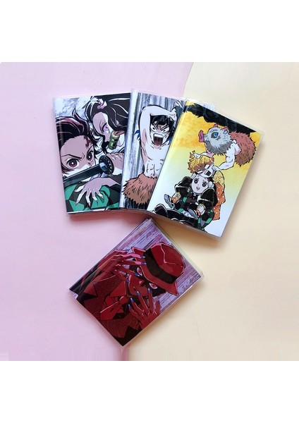 Stil 2 8.5X12 cm Demon Slayer Dizüstü Küçük El Hesap Kitabı Öğrenci Taksitli Kitap Öğrenci Kırtasiye Yazma Pedleri Ofis Okul Malzemeleri Anime (Yurt Dışından) modelleri