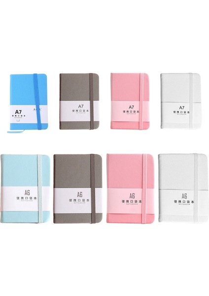 Gy A6 A7 A6 Cep Defter Basit Retro Tarzı Bahar Yapış Defter Çalışma Not Defteri Okul Ofis Kırtasiye (Yurt Dışından)