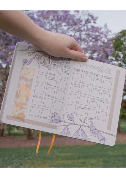 Açık Mor A5 Boyutu Güzel Tavşan ve Ay Yıldız A5 Pu Deri Ciltli Noktalı Defter Krem Kalın Kağıt Mor Kapaklar (Yurt Dışından)