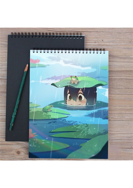L A4 My Hero Academia Anime Defterler Todoroki Shoto Midoriya Izuku A4 Sketchbook Öğrenci Kırtasiye Beraberlik Çocuk Okul Malzemeleri (Yurt Dışından)