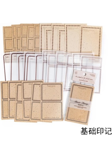 Stil 1 30 Yaprak Vintage Özel Kağıt Not Dekoratif Malzeme Kağıt Kolaj El Kitabı Çerçeve Kağıdı Scrapbooking Diy Günlüğü Etikel (Yurt Dışından)