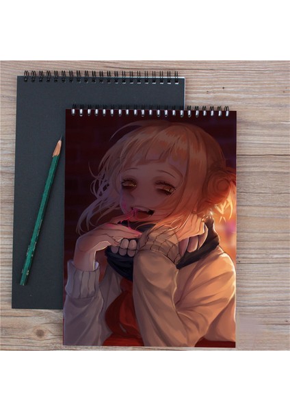 K A4 My Hero Academia Anime Defterler Todoroki Shoto Midoriya Izuku A4 Sketchbook Öğrenci Kırtasiye Beraberlik Çocuk Okul Malzemeleri (Yurt Dışından)