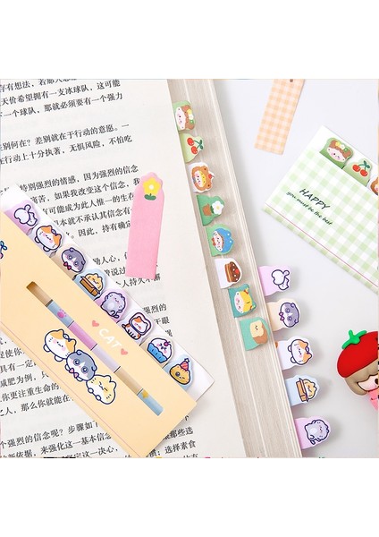 Bir Mohamm 120 Adet Çok Renkli Kawaii Karikatür Meyve Çiçek Yazılabilir Yapışkan Notlar Dizini Sayfalar Için Kitap Ayracı Sınıflandırması (Yurt Dışından) fiyatları