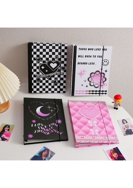 Lazer 1 GIRD-10PC Sharkbang Yeni Varış A5 Bağlayıcı Halka Sert Kapak Toplama Kitap Inci Kalp Dergisi Yedekler Bandaj Kartpostallar Etiket Organizatör (Yurt Dışından) fiyatları