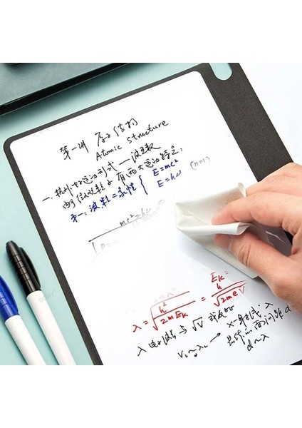Pembe A5 Yeniden Kullanılabilir Beyaz Tahta Dizüstü Deri Not Ücretsiz Beyaz Tahta Kalem Silme Bezi Haftalık Planlayıcısı Taşınabilir Şık Ofis Defterleri (Yurt Dışından)
