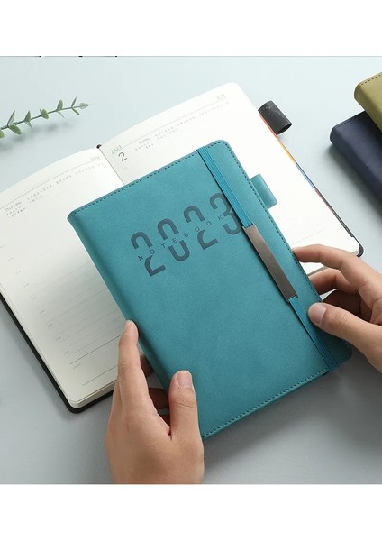 Mavi A5 2023 Gündem Dizüstü Takvim Kırtasiye Defter Planlayıcısı Hedefler Alışkanlık Programları 365 Gün Günlüğü Ofis Okul Malzemeleri (Yurt Dışından)