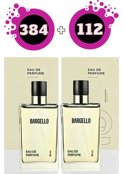 384 Edp 50 ml + 112 Edp 50 ml Kadın Parfüm Seti