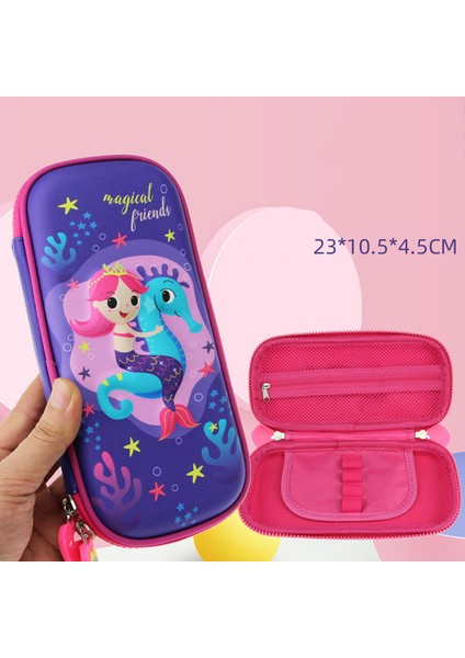 Stil 4 Kawaii Kalem Kutusu Trousse Scolaire Kırtasiye Sevimli Kalem Kutusu Aksesuarları Kalem Kutusu Unicorn Piornik Estojo Escolar Kalem Kutusu (Yurt Dışından)