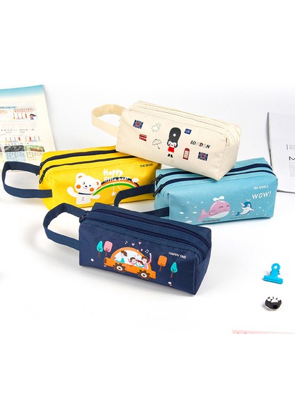Kawaii Kalem Kutuları Piornik Kalem Çanta Kutusu Sevimli Yüksek Kapasiteli Durumda Okul Malzemeleri Estuche Estuches Escolares Trousse Scolaire Kırtasiye (Yurt Dışından) modelleri