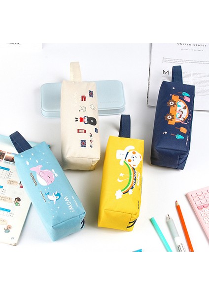 Kawaii Kalem Kutuları Piornik Kalem Çanta Kutusu Sevimli Yüksek Kapasiteli Durumda Okul Malzemeleri Estuche Estuches Escolares Trousse Scolaire Kırtasiye (Yurt Dışından) fırsatları