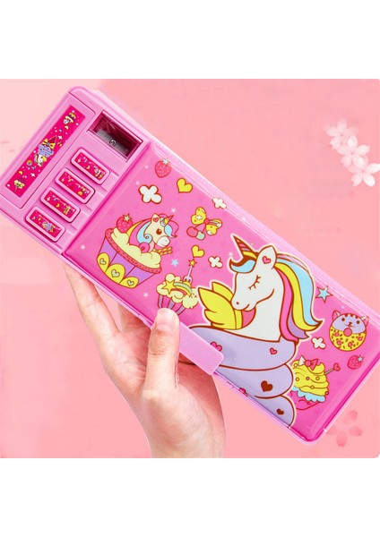 Unicorn Kalem Kutusu Estojo Escolar Şifre Kalem Kutusu Unicorn Kawaii Kalem Kutusu Çok Fonksiyonlu Kalem Kutusu Kore Okul Kırtasiye (Yurt Dışından)