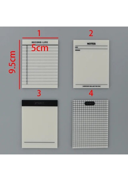 4 Paket (200 Sayfa) 3/4/5 Paket Posted It Şeffaf Yapışkan Notlar Kendinden Yapışkanlı Kitap Ayraçları Kitap Okumak Için Açıklamalar Temizle Sekmeler Kırtasiye (Yurt Dışından)