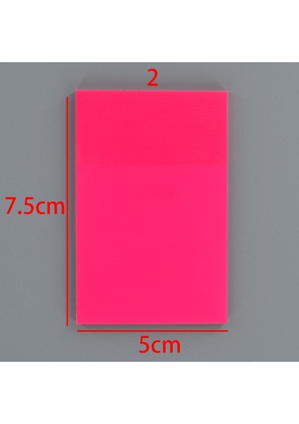 1 Paket (50 Yaprak) 50 Sayfa Posted It Şeffaf Yapışkan Notlar Kendinden Yapışkanlı 5*7,5 cm Açıklama Kitapları Için Şeffaf Not Defterleri Not Yer Imleri Ped Sekmeleri (Yurt Dışından)