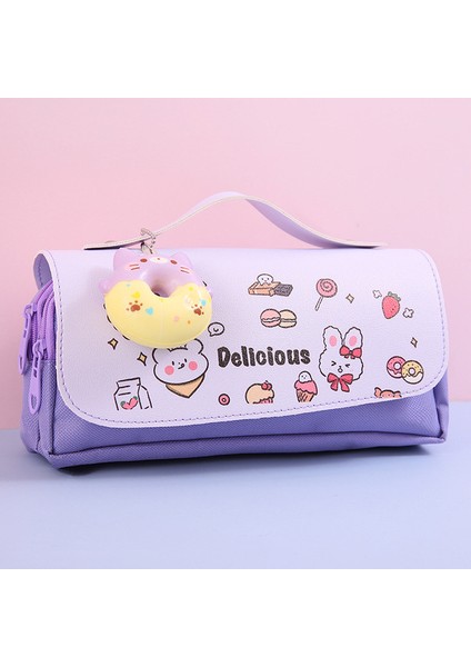 Stil 7 Sevimli Kalem Kutusu Kawaii Kırtasiye Kalem Kutusu Büyük Kapasiteli Kalem Kutusu Trousse Scolaire Estuche Lapices Kızlar Için Kalem Kutuları (Yurt Dışından)