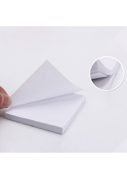S Saf Beyaz Yapışkan Not Not Defteri Kırtasiye Kendinden Yapışkanlı Yayınlanan It Tasarım Çıkartmaları Dıy Sanat Boyama Malzemeleri (Yurt Dışından) fırsatları