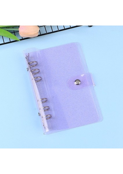 Glitter Mor A6 A7/a6/a5 Gül Altın Mor Mavi Işıltılı Bling Binder Defter Kapağı Günlüğü Gündem Planlayıcısı Kağıt Kapağı Okul Kırtasiye (Yurt Dışından)