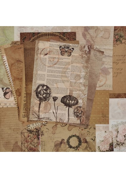 Stil 3 20 Adet Vintage Scrapbooking Diy Kolaj Malzeme Kağıt Dekoratif Retro Kahve Mektup Günlüğü Önemsiz Dergisi Arka Plan Kağıdı Sanat Için (Yurt Dışından) fiyatları