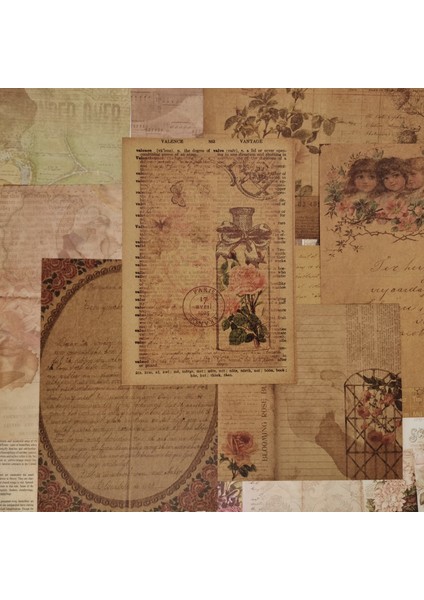 Stil 3 20 Adet Vintage Scrapbooking Diy Kolaj Malzeme Kağıt Dekoratif Retro Kahve Mektup Günlüğü Önemsiz Dergisi Arka Plan Kağıdı Sanat Için (Yurt Dışından) modelleri