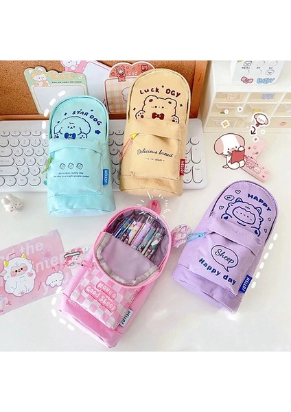 OSS26775PK Karikatür Mini Sırt Çantası Kalem Kutusu Kawaii Kız Erkek Kalem Çantası Okul Kırtasiye Malzemeleri Yüksek Kapasiteli Kalem Kutusu (Yurt Dışından) fiyatları