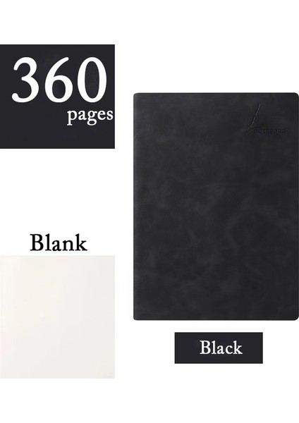 B Boş A5 Defter A5/B5,360 Sayfa Cornell/boş/çizgili/okul Ofisi Için Damalı, Planlayıcı Not Defteri Gündemi 2023, Sanat Çizimi Için Eskiz Defterleri (Yurt Dışından)