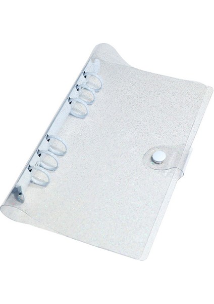 Bling White-5pc Bag Skysonıc 3 Inç Acıbadem Kurabiyesi Bağlayıcı Albümü Fotoğrafları Kapak Gevşek Yaprak Yumuşak Kabuk 5 Adet Refil Çanta ile Kart Tutucu Organizatör Kitap (Yurt Dışından)