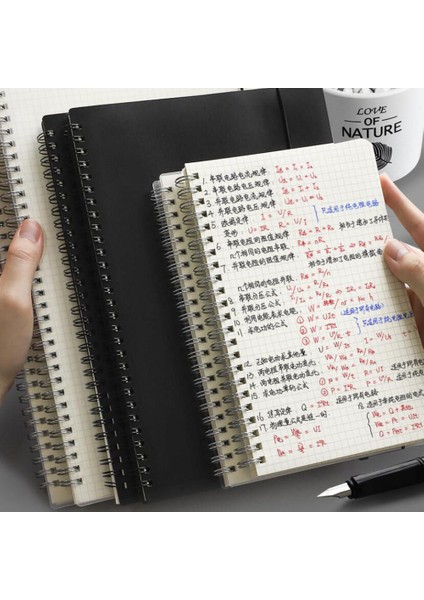 A4 Izgara A5 A4 B5 Spiral Kitap Bobin Defter Dergisi Malzemeleri Yapılacaklar Astarlı Boş Izgara Kağıt Günlüğü Eskiz Defteri Okul Malzemeleri Kırtasiye (Yurt Dışından)
