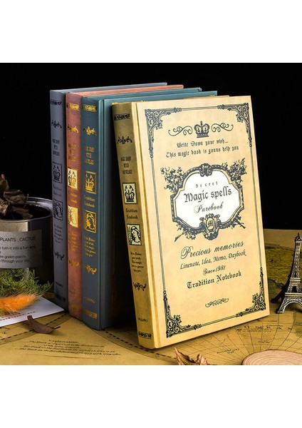 C A5 Sert Kapak Retro Süper Kalın A5 Günlüğü Avrupa Tarzı Dizüstü Öğrenci Kırtasiye Ofis Dizüstü Eskiz Defteri (Yurt Dışından) modelleri