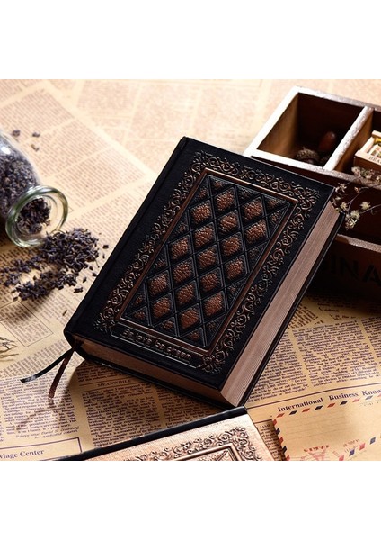 B A5 Retro Boş Iç Sayfa Not Defteri Ciltli Deri Yüz Kitap A5 Rölyef Planlayıcısı Defter Fırçası Altın Gümüş Günlüğü Kitap (Yurt Dışından) fırsatları