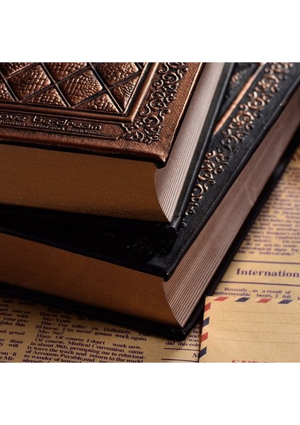 B A5 Retro Boş Iç Sayfa Not Defteri Ciltli Deri Yüz Kitap A5 Rölyef Planlayıcısı Defter Fırçası Altın Gümüş Günlüğü Kitap (Yurt Dışından) indirimleri
