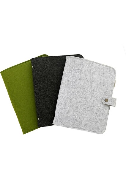 Açık Gri A5 A5 A6 Keçe Kabuk Kumaş Defter Gevşek Yaprak Defter Kağıdı Planlayıcısı Iç Sayfa Telli Defter Kırtasiye Hediye Gezgin Dergisi (Yurt Dışından)