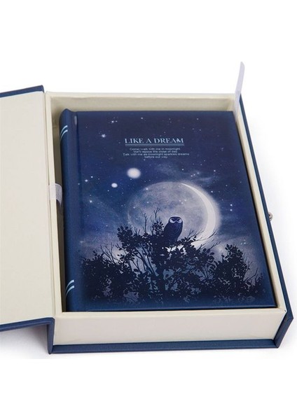 -D "rüya Gibi" Kilitli Günlük Defter Sevimli Fonksiyonel Planlayıcı Kilitli Kitap Günlük Dergisi Kırtasiye Hediye Kutusu Paketi (Yurt Dışından)