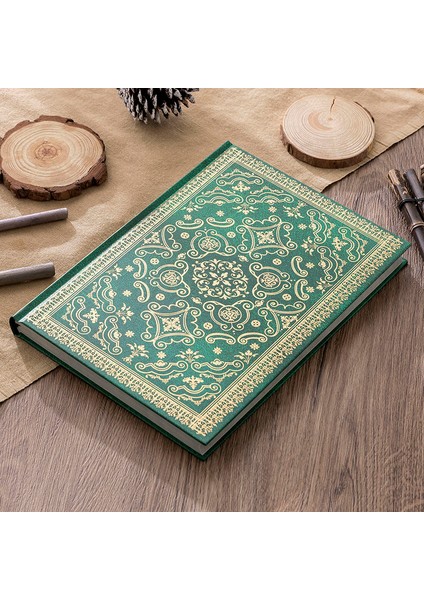 Kırmızı B5 Ekstra Kalın Retro Yatay Çizgi Defter B5 Avrupa Tarzı Ciltli Defter Öğrenci Kırtasiye 1 Adet (Yurt Dışından)
