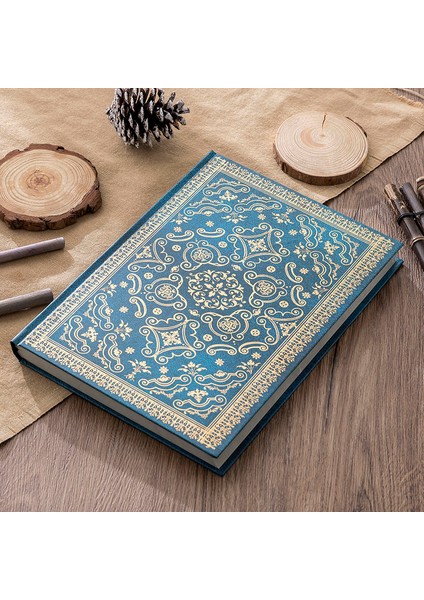 Kırmızı B5 Ekstra Kalın Retro Yatay Çizgi Defter B5 Avrupa Tarzı Ciltli Defter Öğrenci Kırtasiye 1 Adet (Yurt Dışından)