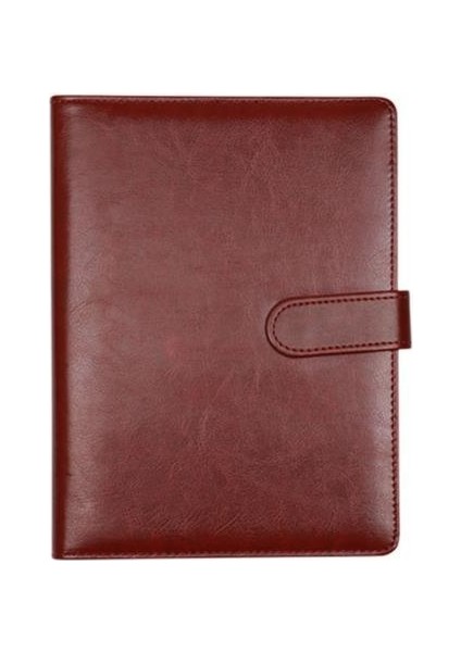 Şarap Kırmızı A5 Halka Bağlayıcı Dergisi Doldurulabilir Planlayıcısı Suni Deri Defter Kart Cebi ile Retro Kabuk Tasarımı Dokunmak Rahat (Yurt Dışından)