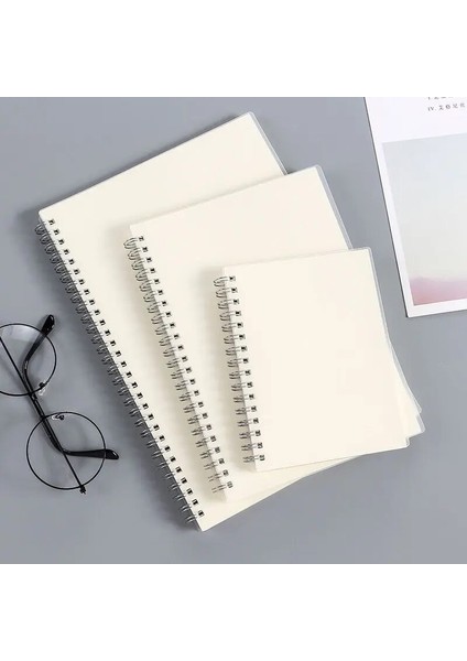 B5 Boş A5 Spiral Defter Ofis Okul Malzemeleri Çizim Eskiz Defterleri Boş Noktalı Çizgi Izgara Sayfa Planlayıcısı Günlüğü Not Defteri Kraft Kağıt (Yurt Dışından)