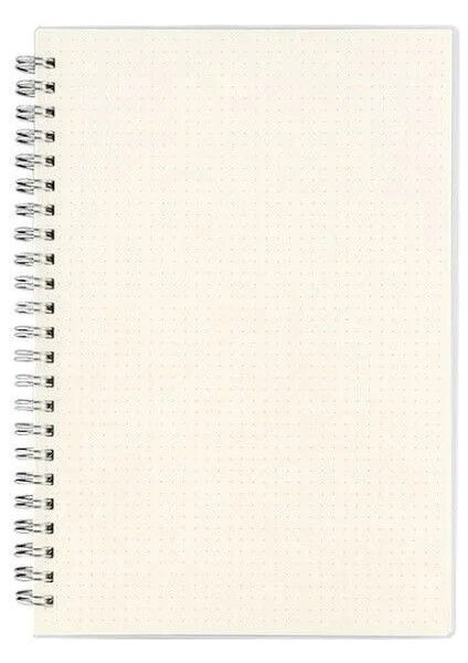 B5 Boş A5 Spiral Defter Ofis Okul Malzemeleri Çizim Eskiz Defterleri Boş Noktalı Çizgi Izgara Sayfa Planlayıcısı Günlüğü Not Defteri Kraft Kağıt (Yurt Dışından)