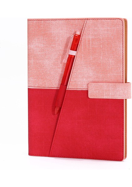 Kırmızı A5SU Geçirmez ve Silinebilir Smartbook Yazma Gevşek Yapraklı Biary Taş Kağıt Iş Ofisi Okul Kaynağı Çizim 50 Sayfa Defter (Yurt Dışından)