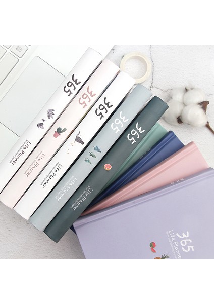 Morumsu Kırmızı Sevimli Kırtasiye Defter 365 Planlayıcısı Kawaii A5 Haftalık Aylık Günlük Günlüğü Planlayıcısı 2023 Defterler Veya Dergiler Okul Malzemeleri (Yurt Dışından) modelleri