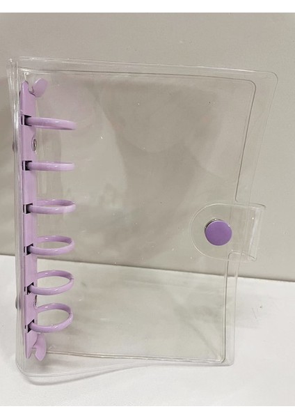 Sadece Mor Kapak A7 A7 Renkli 6 Delik Bağlayıcı Defter Kapağı Günlüğü Gündem Planlayıcısı Kağıt Kapağı Okul Kırtasiye (Yurt Dışından)