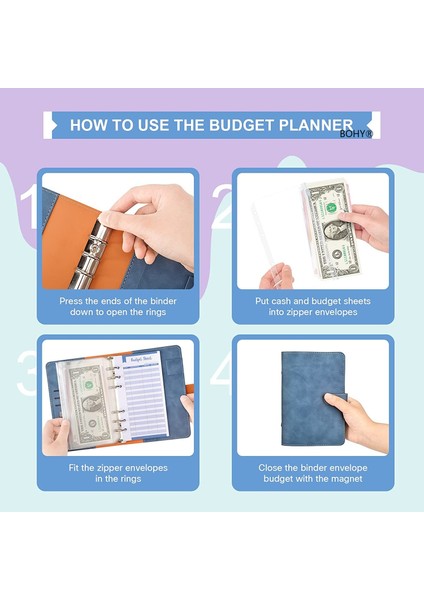 Pembe Kapak A6 A6 Pu Deri Defter Bağlayıcı Planlayıcı Organizatör Sistemi Fermuar Nakit Zarflar Bütçe Levhalar Tasarruf Aksesuarları Için Etiket Etiketleri (Yurt Dışından) fırsatları