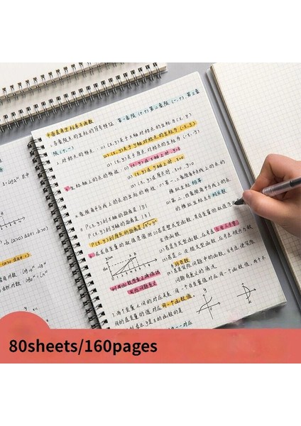 B5 Boş A5 Spiral Defter Ofis Okul Malzemeleri Çizim Eskiz Defterleri Boş Noktalı Çizgi Izgara Sayfa Planlayıcısı Günlüğü Not Defteri Kraft Kağıt (Yurt Dışından)