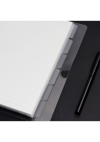 Gül Altın Etiket A6 Sharkbang 6 Adet/12 Adet Pvc Şeffaf A5 Defter Spiral Bağlayıcı Dizin Ayırıcı Sayfa Bölücüler Günlüğü Kitap Etiket Kırtasiye (Yurt Dışından) modelleri